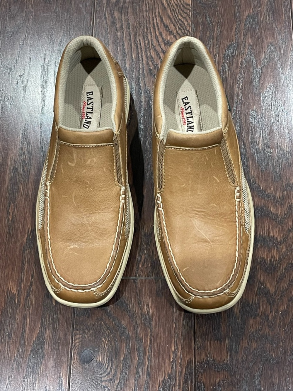 Eastland Men Casual Leather Slip On Shoe Brentwood Size 9D